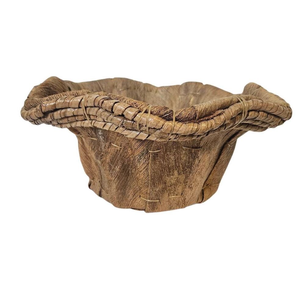 Vintage privilege handcrafted basket.